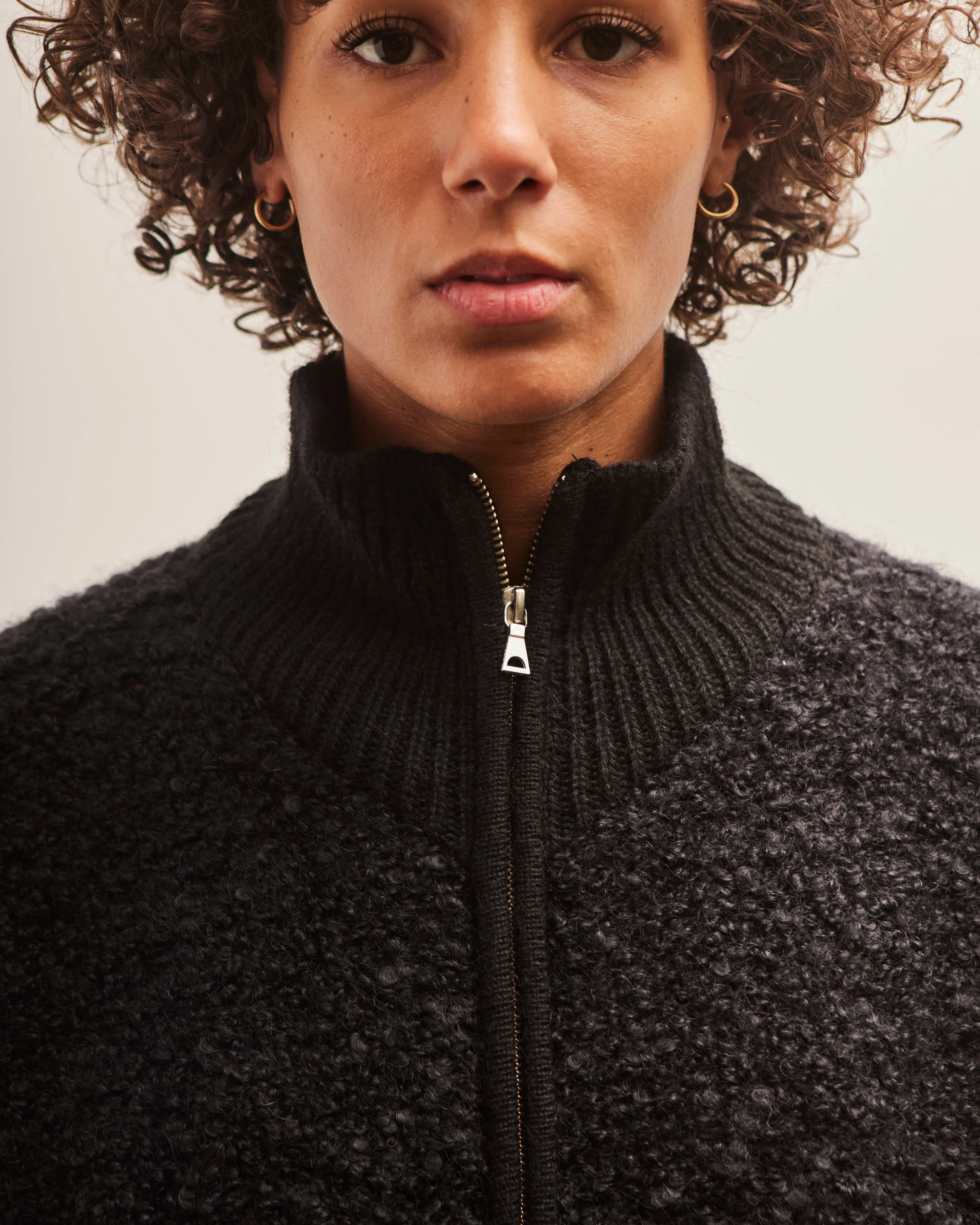 Cordera Wool & Mohair Jacket, Black