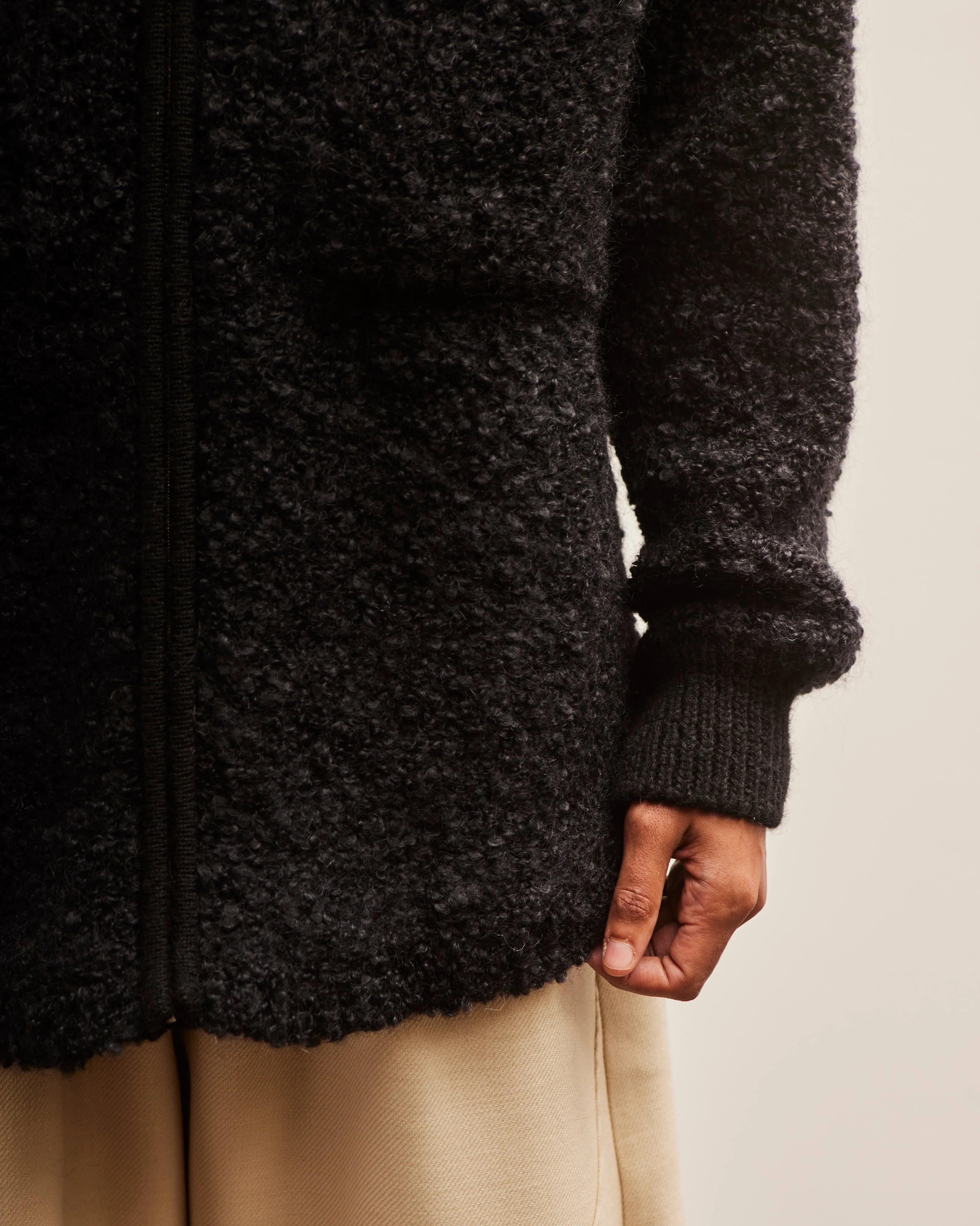 Cordera Wool & Mohair Jacket, Black