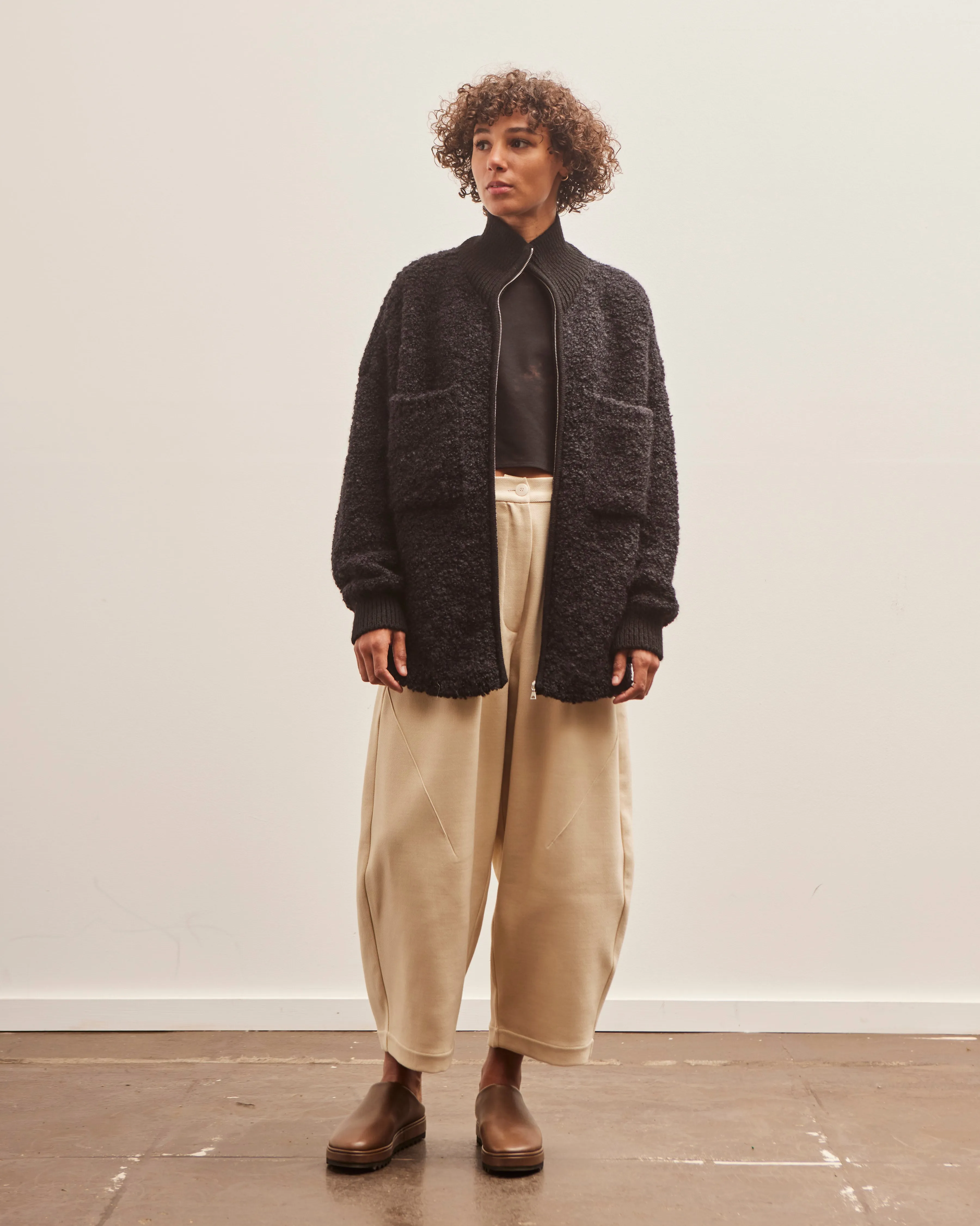 Cordera Wool & Mohair Jacket, Black