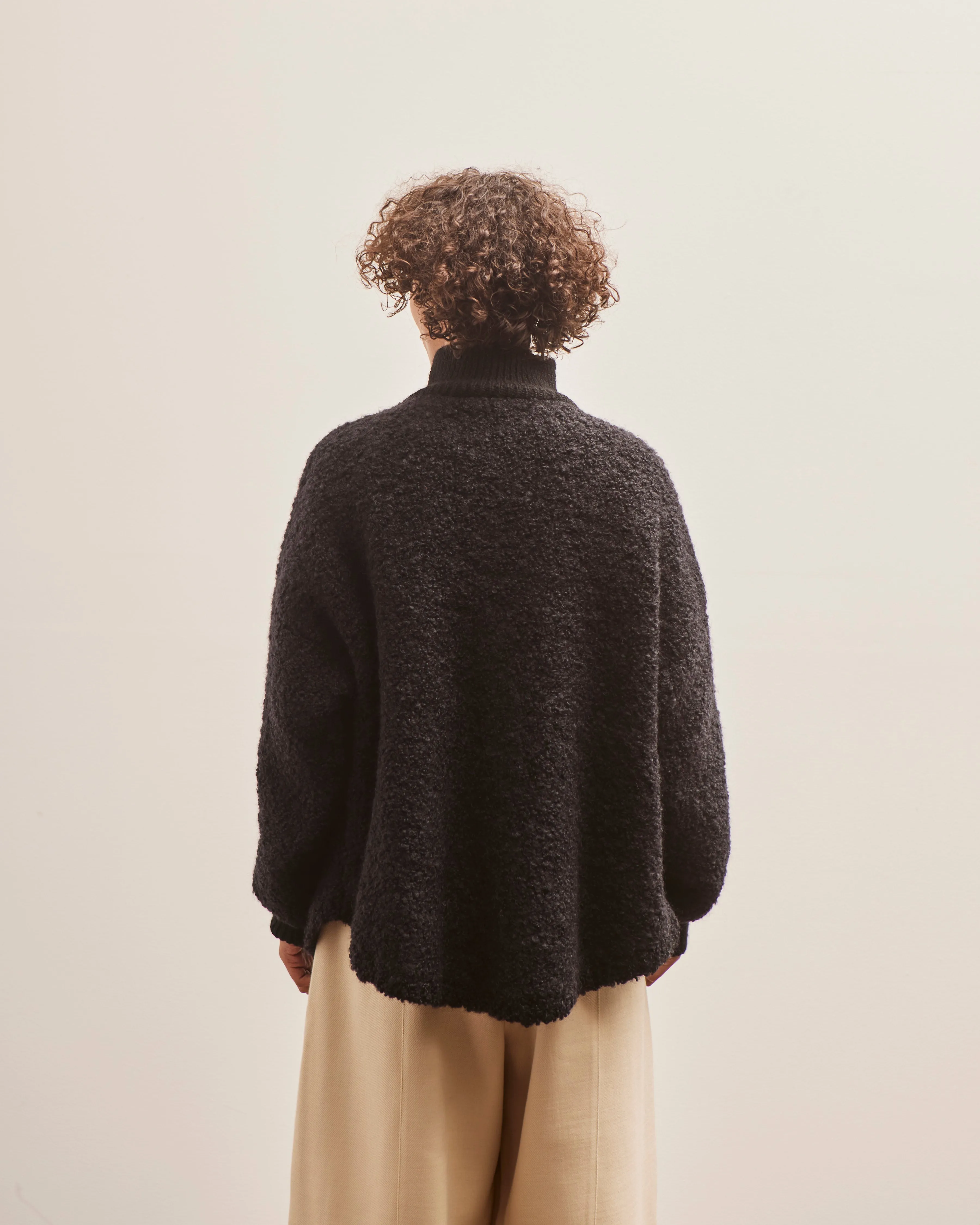 Cordera Wool & Mohair Jacket, Black