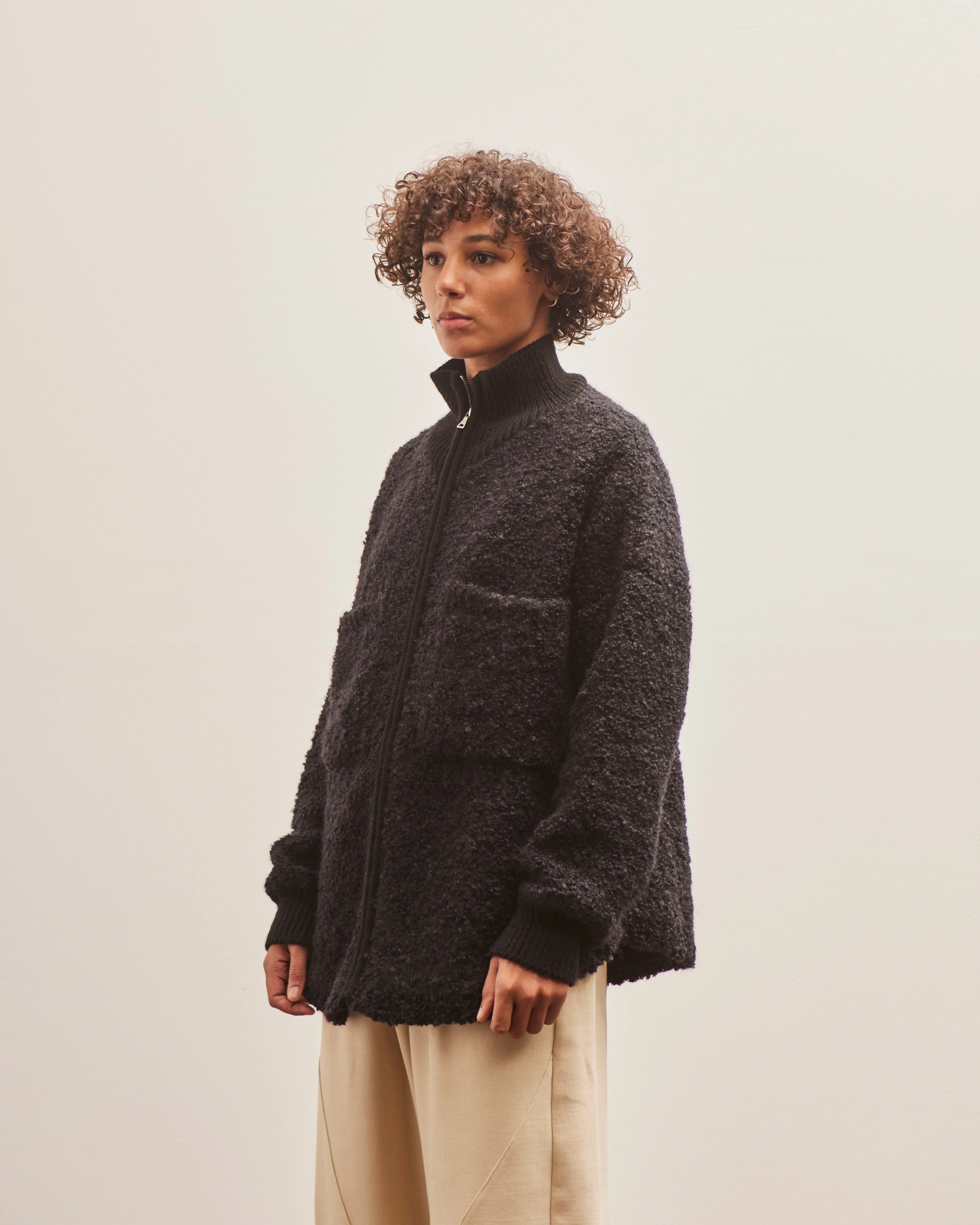 Cordera Wool & Mohair Jacket, Black