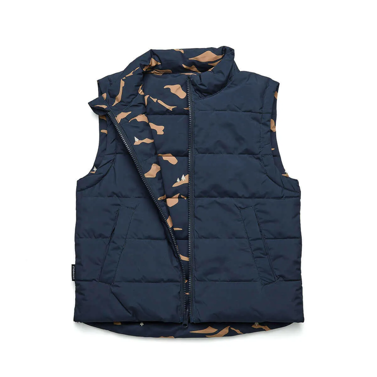 Crywolf Reversible Vest Great Outdoors