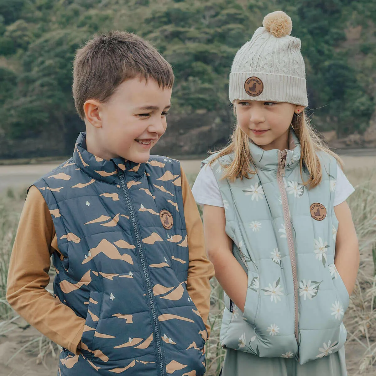 Crywolf Reversible Vest Great Outdoors