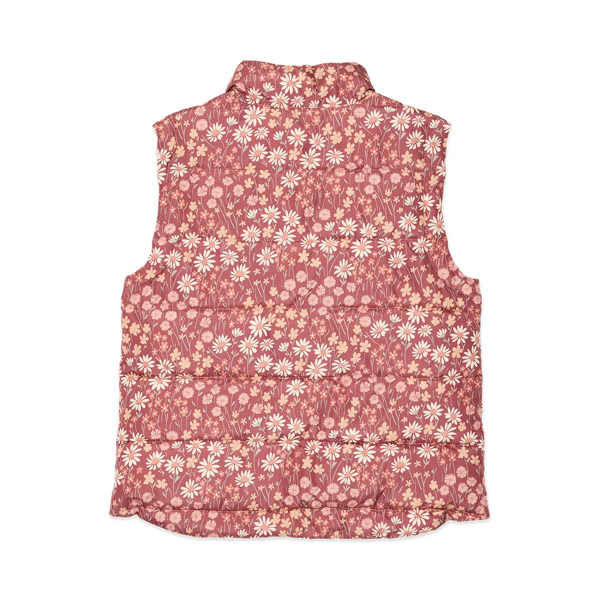 Crywolf Reversible Vest Rosewood Floral
