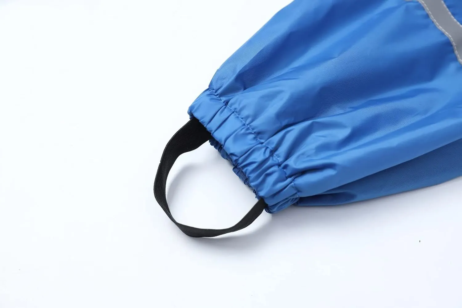 Kids Boys Girls Rain Pants Elastic Waist Mudproof Lightweight Adjustable Shoulder Straps Reflective Strips