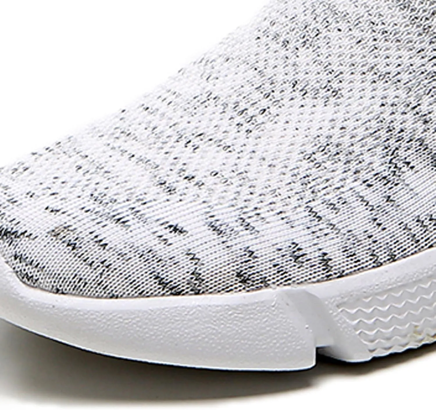 LLTMALL Women's Knit Loafer Sneakers Mesh Breathable Slip on Tennis Walking Sock Shoes