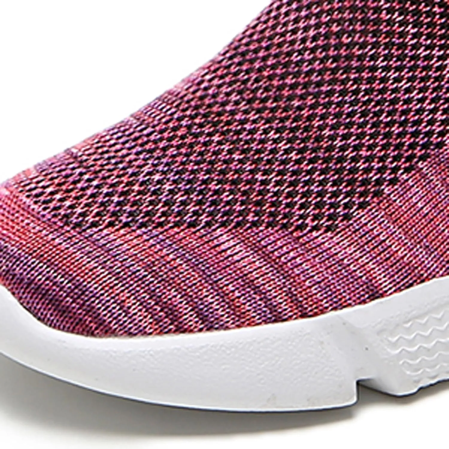 LLTMALL Women's Knit Loafer Sneakers Mesh Breathable Slip on Tennis Walking Sock Shoes
