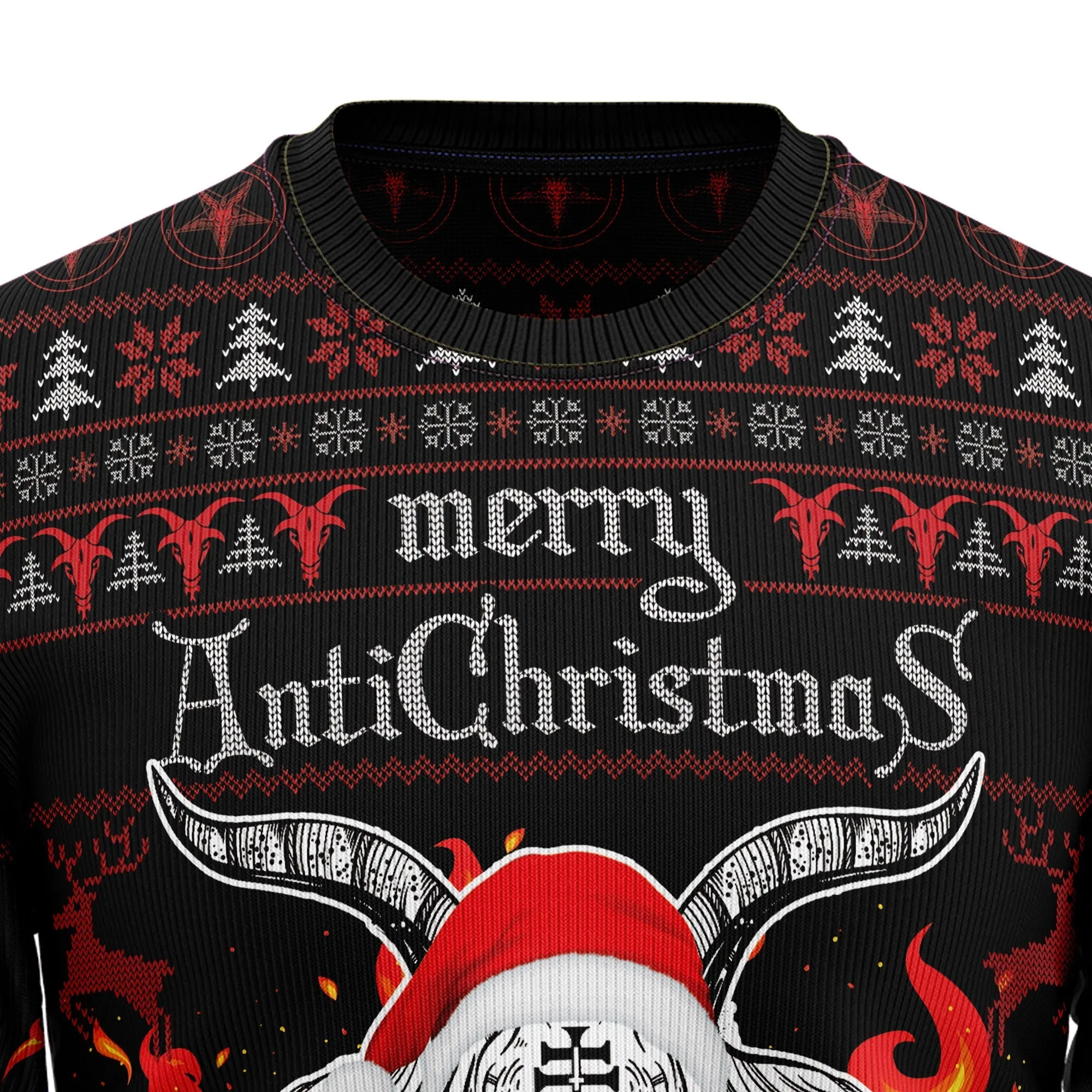 Ugly Sweater JulesRoche All-Over-Print 60% Cotton Knit