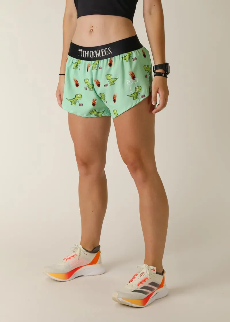 Women's Dino-sore 1.5" Split Shorts